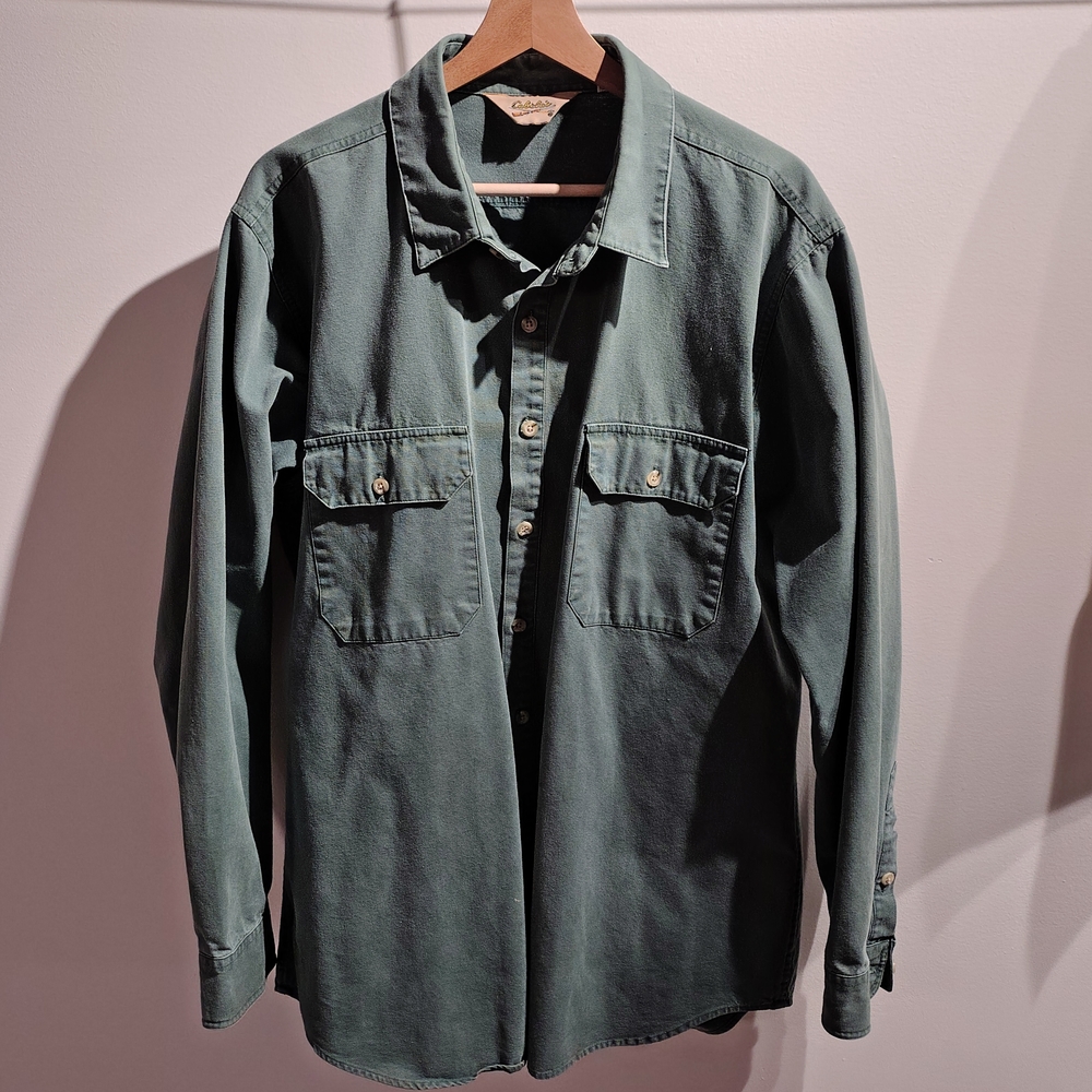 Cabela's Forest Green Cotton Shirt